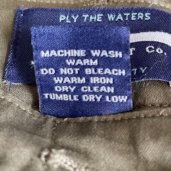 Guideboat Womens Pants Size 27 Green Mid Rise Tapered Leg Ankle Zip Casual Pants - Picture 6 of 13